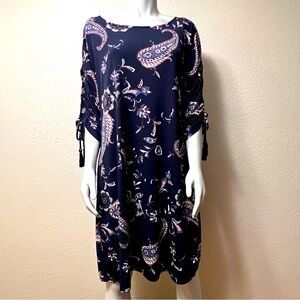 Est 1946 Blue Paisley Stretchy Dress